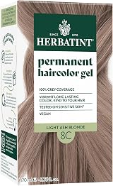 Herbatint Hair Dye 8C Light Ash Blonde 150 ml Permanent Gel