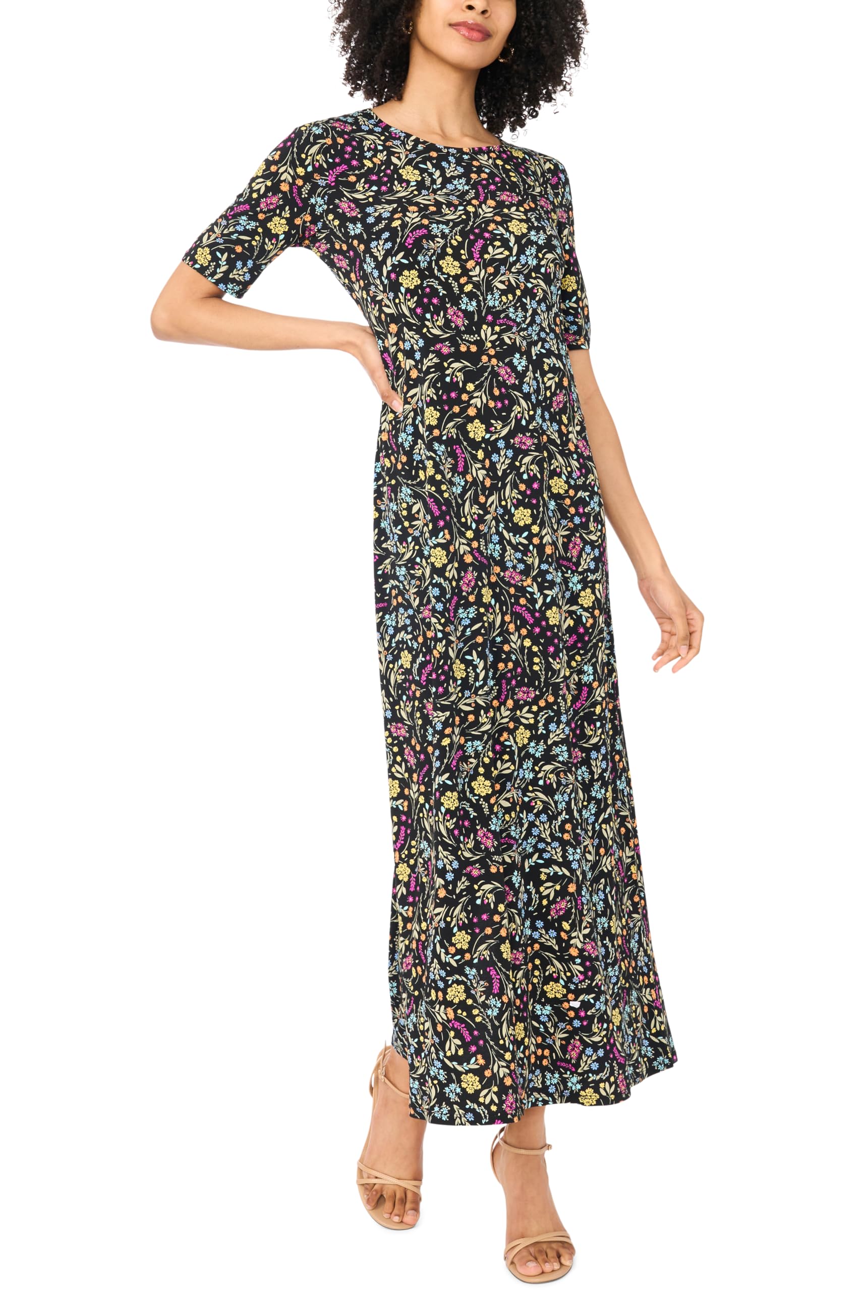 Photo 1 of 3/4 Sleeve Maxi Dress