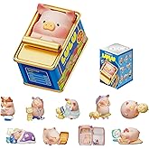 TOYZERO + Lulu The Piggy Blind Box Figures - Stay with You Series Blind Boxes Mystery Box Cute Animal Figurines Collectible Toys Home Decorations Holiday Birthday Gifts, Single Box