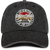 InnoBeta Pontoon Boat Captain Gifts for Men, Pontoon Boat Accessories Fun Baseball Cap, Gifts for Pontoon Owners, Life is Better at The Lake
