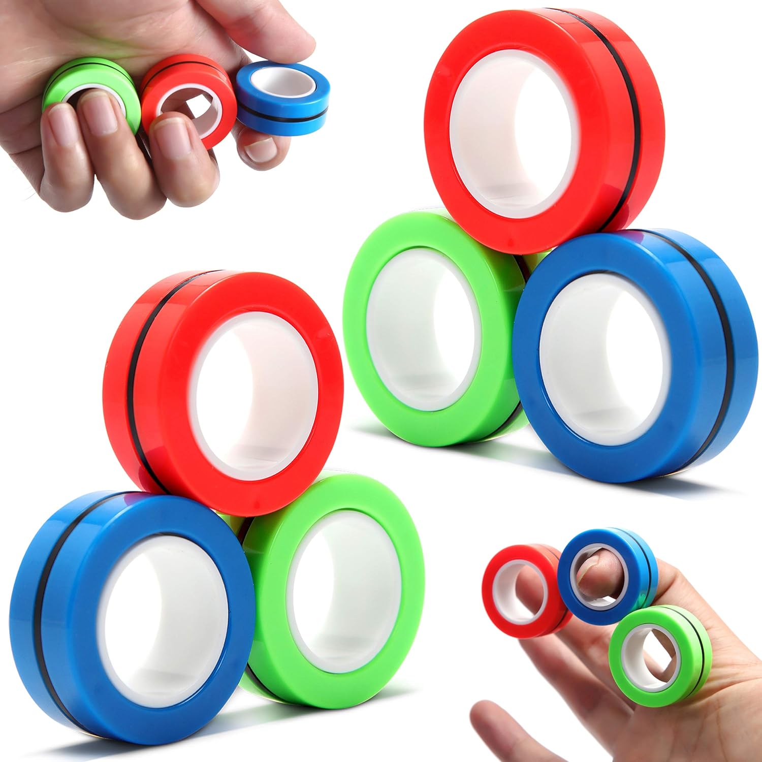 magnetic finger spinner