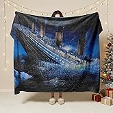 Ultra-Soft Flannel Throw Blanket - Lightweight & Cozy, 50x40 Inch Fuzzy Fleece Blanket for Bed, Couch - Warm Plush All-Season Blanket