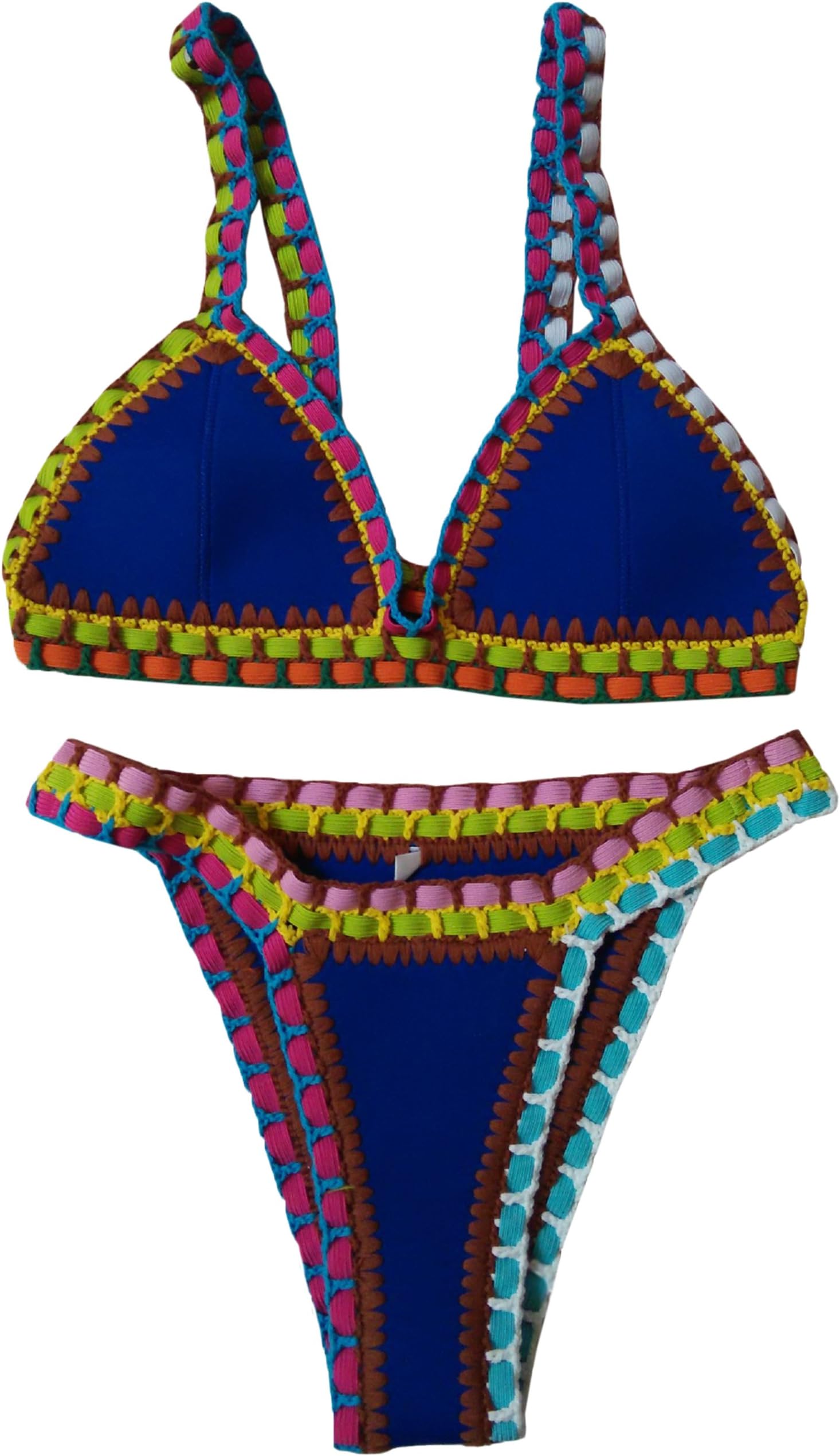 Xidi Womens Fashion Bikini Sports Bathing Suit Swimsuits Beachwear Dark Blue Medium ( US 2-4 )