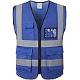 ASIPHITU Reflective Safety Vest for Men Women Construction Vest Meet ANSI/ISEA Standard