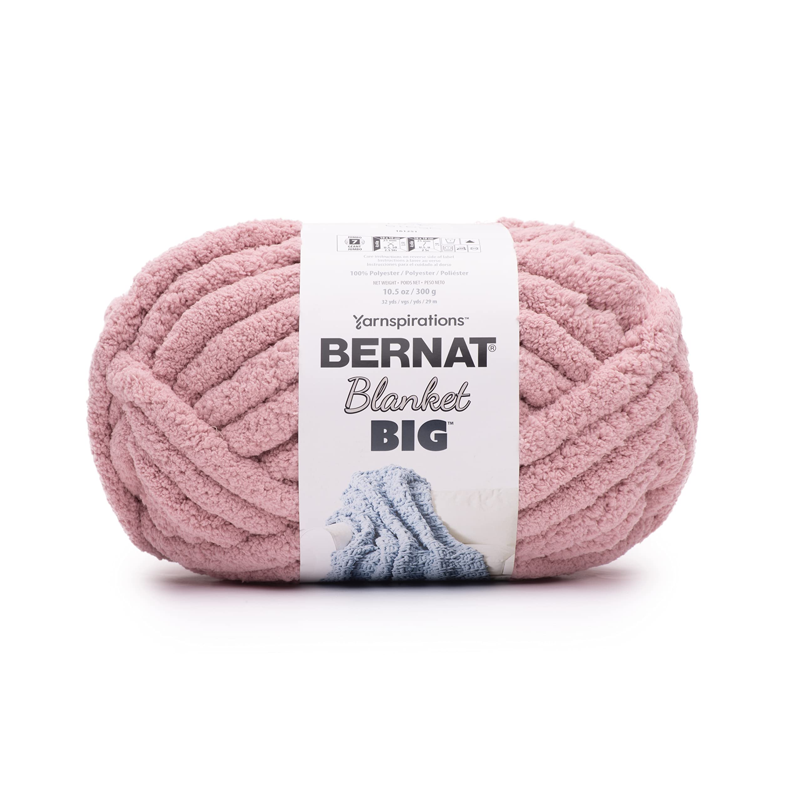 Bernat Blanket 'Big', Chalk Pink, 300g, 161251-51020
