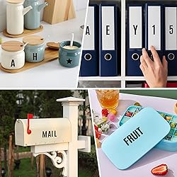 4650 PCS Letter Stickers 30 Sheet Small Mailbox