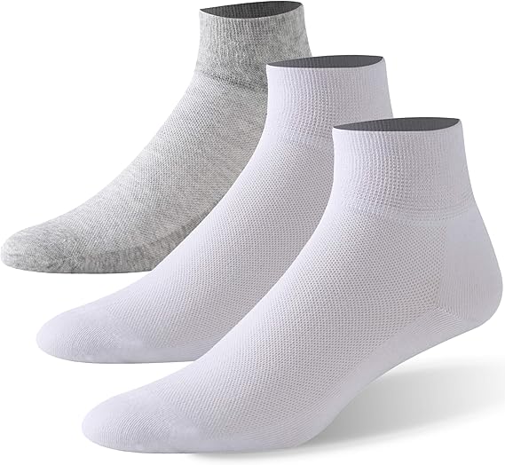 Forcool Non Binding Lightweight Ankle Diabetic Socks for Men and Women