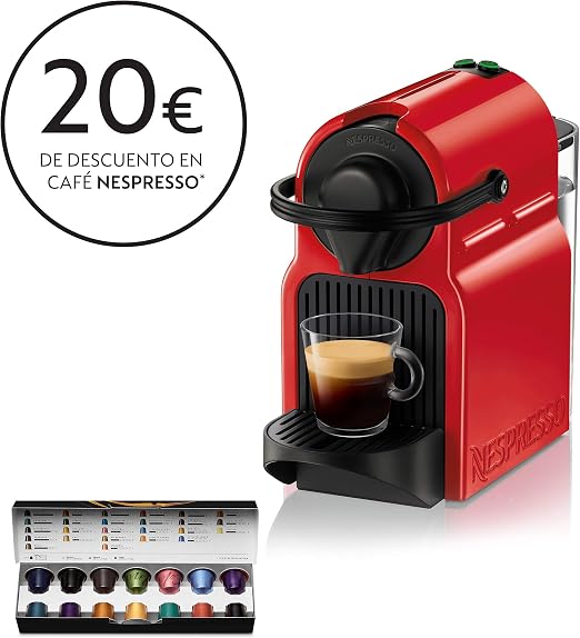Nespresso De'Longhi Citiz EN167.B – Cafetera monodosis de cápsulas Nespresso,  compacta, 19 bares, apagado automático, color negro, Incluye pack de  bienvenida con 14 cápsulas – PREYCA