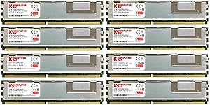 KOMPUTERBAY 16GB (8X2GB) Memory Upgrade for Dell 490 690 T7400 Precision Workstation