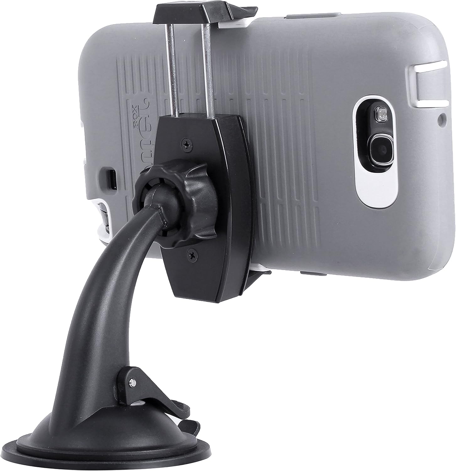 iBolt miniPro Universal In-Car Dock Suction Holder Compatible with Samsung Smartphones and iPhones - Black - Image 4