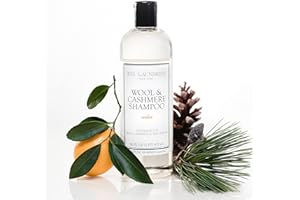 The Laundress Wool & Cashmere Shampoo, 31 Loads, Concentrated Liquid Laundry Detergent, Cedar Scent, Gentle Cold-Water Hand or Machine Wool Wash for Delicate Fabrics - Merino, Mohair & Knit Blends