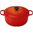 Le Creuset Enameled Cast Iron Signature Round Dutch Oven, 7.25 qt., Flame
