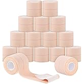 Nuanchu 16 Rolls Self Adhesive Cohesive Wrap Elastic Bandage, Horse Tape & Vet Tape for Pet, Cat & Dog, Athletic Wrap for Gym, Boxing, Ankle, Wrist & Knee Support(2 Inch x 5 Yard)