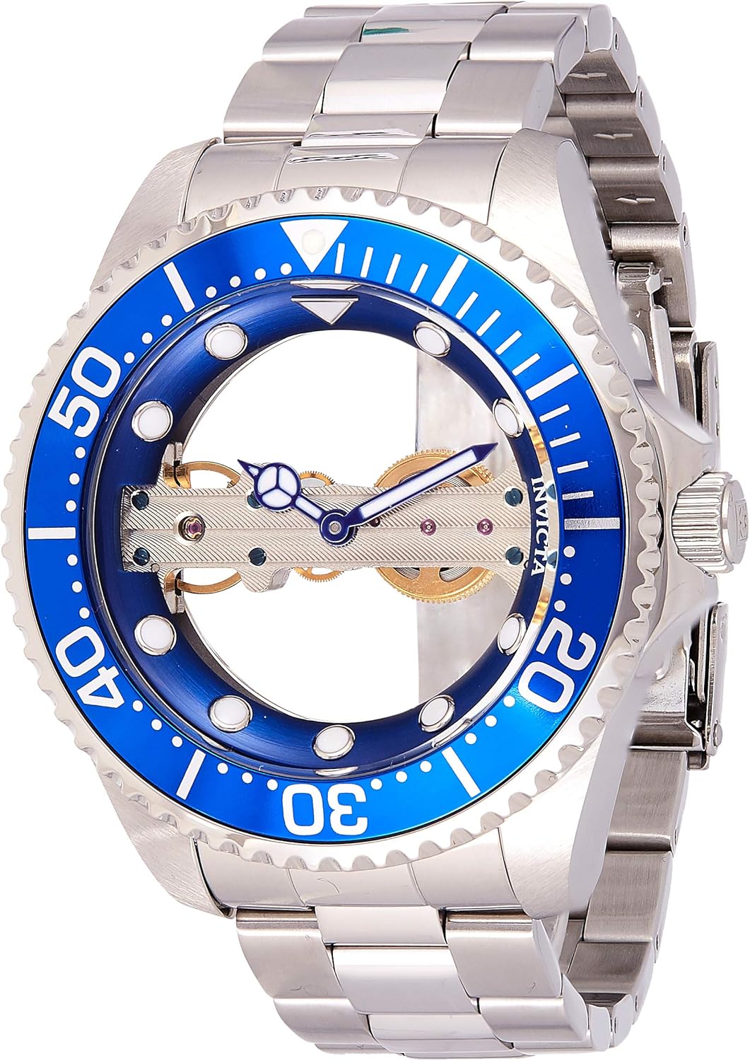 Invicta Men's Pro Diver MechanicalHandWind Watch with StainlessSteel