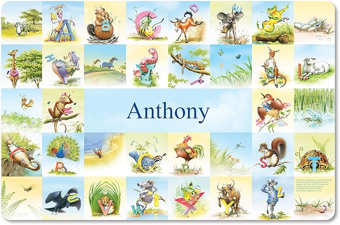 personalized placemats for toddlers