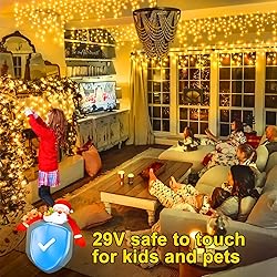 KNONEW Christmas Lights Outdoor Color Changing 400