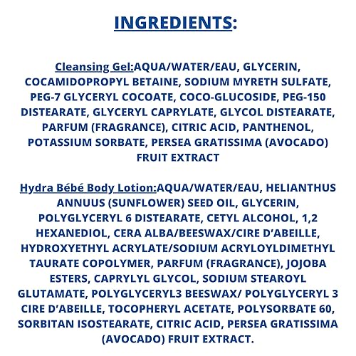 Mustela Baby Bath Time Gift Set Baby Skin Care Essentials with