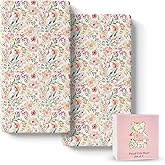 Baby Girls Crib Sheets | 2 Pack Floral Ultra-Soft Bedding for Crib Mattress and Toddler Beds | Crib Sheet for Baby Girls Comfort and Elegance by Max&So