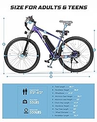 Qlife Racer Electric Bike for Adults - 21-Speed