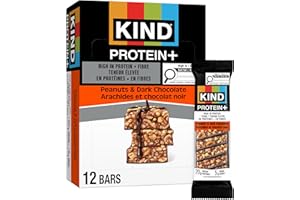 KIND PROTEIN+ Peanuts & Dark Chocolate, 62 g, 12 Count