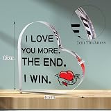 Merclix Love Acrylic Plaque Boyfriend Husband Gifts Valentines Day for Him view 3