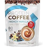Complete Roast Coffee Protein, 16g Protein, 0 Carbs, 15 Servings, French Vanilla