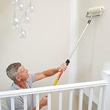 ProDec 2-4ft Fibreglass Aluminium Extension Pole for Paint Rollers Screw Push view 7