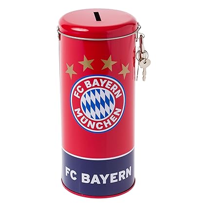 FC Bayern München Metallspardose / Spardose / Sparbüchse FCB