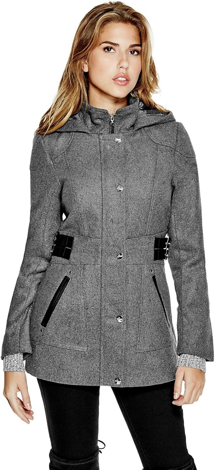 guess lightweight notch coat