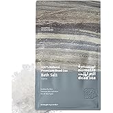 Numeira Dead Sea Salts for Soaking Relaxing Sea Salt Bath Soak for Body Rejuvenation - Natural Mineral Salts - Coarse Dead Sea Salt Unscented Bath Salts for Women & Men (8.82 oz)
