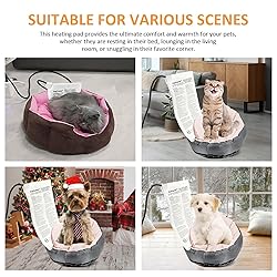 Pet Bed Warmer, Compact Heating Pad Insert for Cat