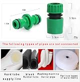 CaLeQi 2Pcs 1/2 Inch Quick Connectors & 4Pcs Double Male Hose Connectors view 2