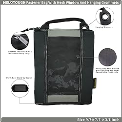 MELOTOUGH Fastener Bag Utility Canvas Zipper small