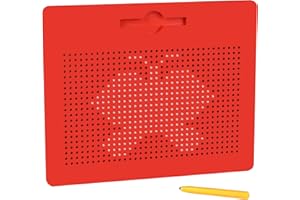 MAGBLOCK Magnetic Drawing Board for Toddlers 3+ Gifts for Boys Girls, Portable Writing Pad & Educational Toy for Kids' Road Trips & Airplane Travel Activities (12.4in x 10in)