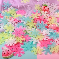 100PCS Removable Colorful Glow In the Dark