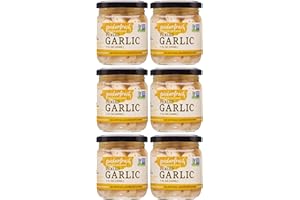 Pickerfresh Pickled Garlic | Gourmet Garlic Cloves | Simple Ingredients | Non-GMO, Gluten Free & No Artificial Color | 7 oz (6 Pack)