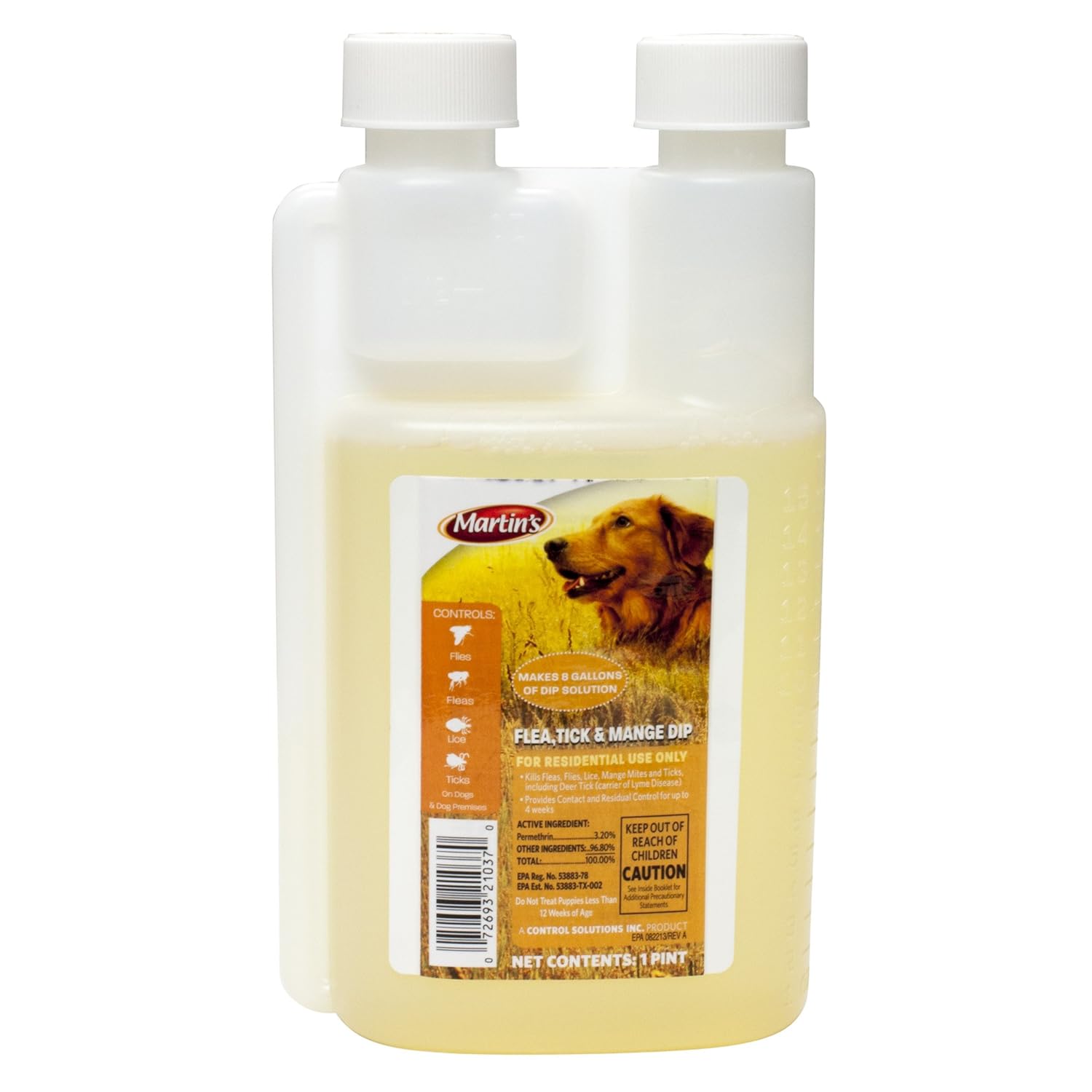 Reviews Martin's Flea, Tick & Mange Dip 2 (16 oz bottle)