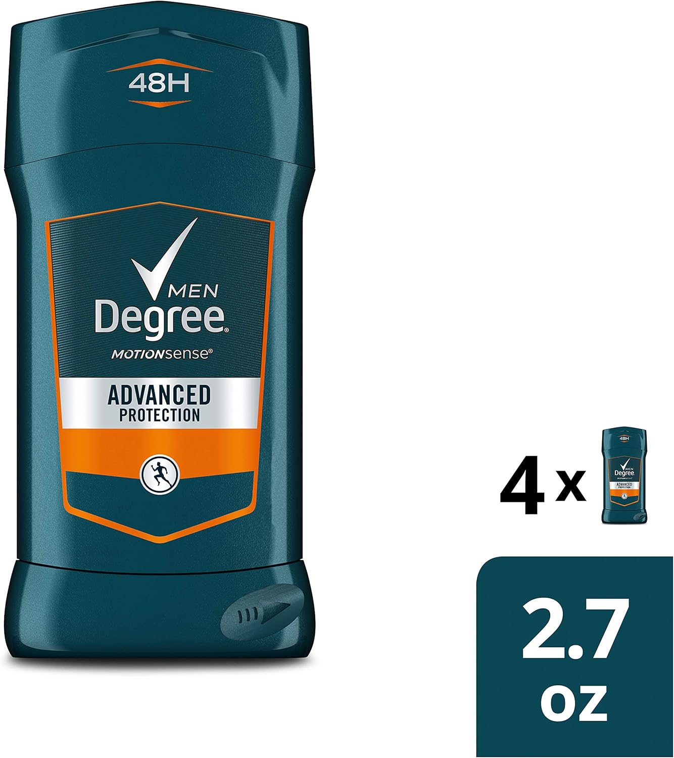 Degree Men Invisible Antiperspirant & Deodorant, Adventure, 2.7Ounce Packages (Pack Of 4), 76 g (Pack of 4) - Image 3