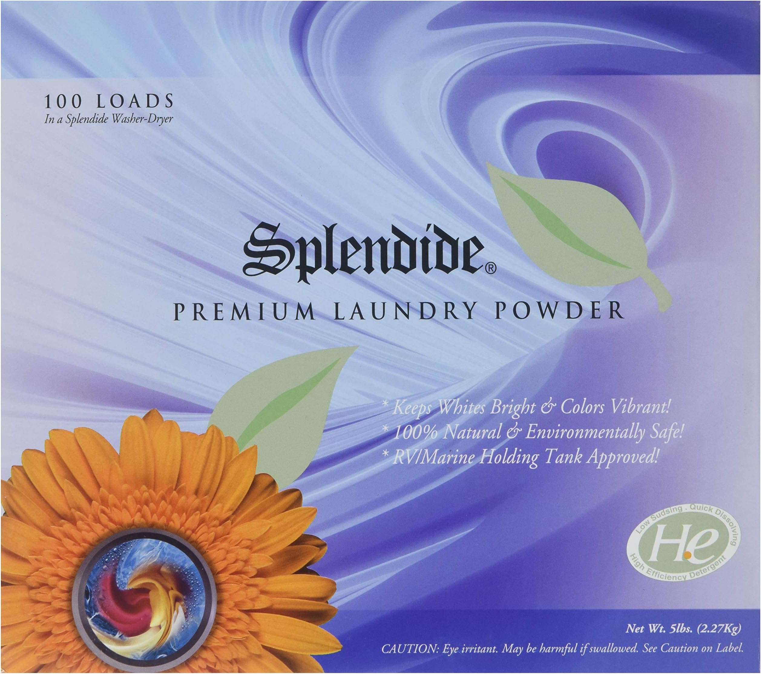 RV Premium Laundry Detergent, Powder, 5 lbs by Splendide