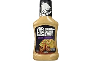 Taco Bell Bold & Creamy, Spicy Ranchero Sauce, 8 Oz bottle