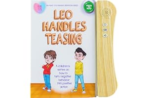 Leo Handles Teasing - Interactive Sound Books for Kids (Behavior Series), Hardcover Childrens Books on Social Skills & Emotional Regulation by Big Heart Toys