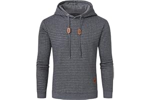 YuKaiChen Men's Casual Pullover Hoodies Long Sleeve Hooded Sweatshirts