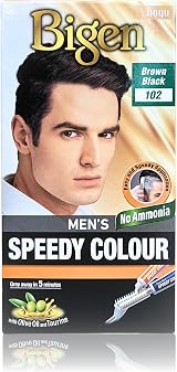 Bigen Men Speedy Colour 102 Brown Black - 5 Minute Grey Coverage Hair Dye view 1
