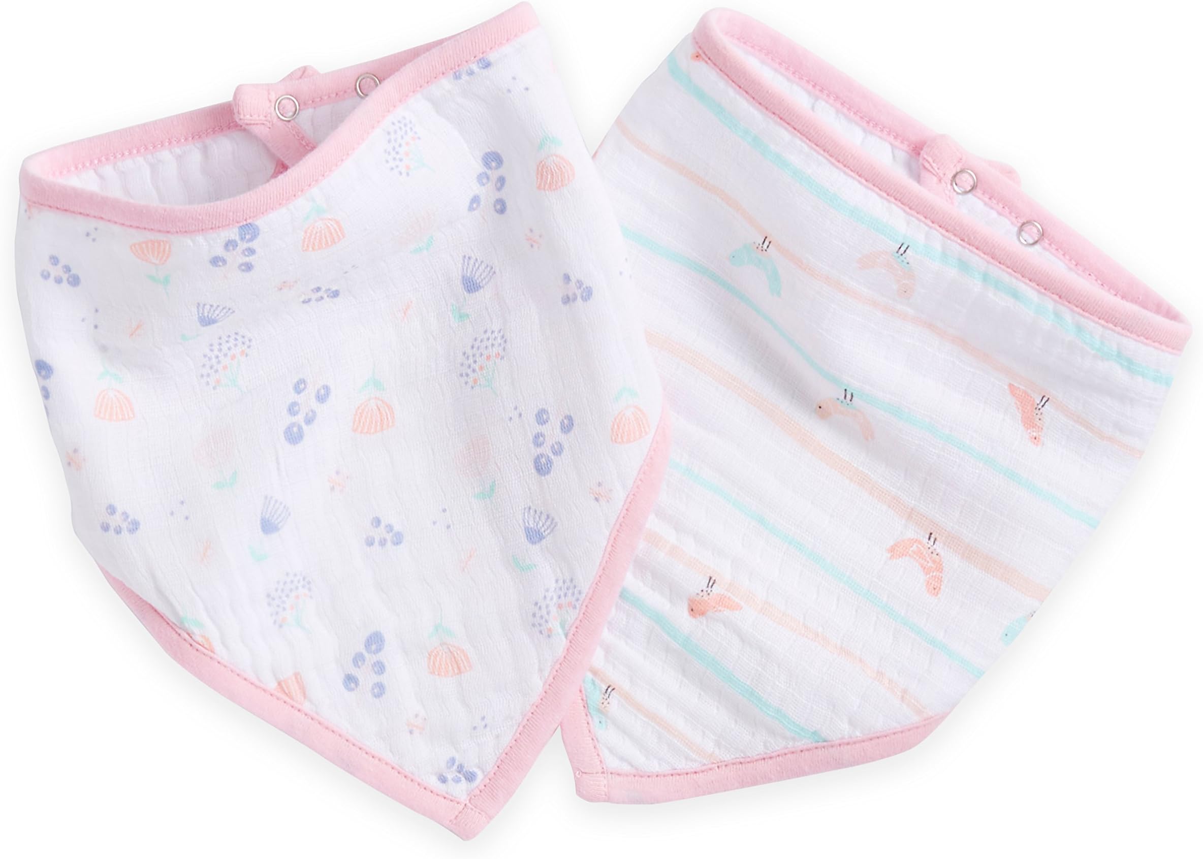 aden by aden + Anais Bandana Bibs 2-Pack; Elephants 2-Pack