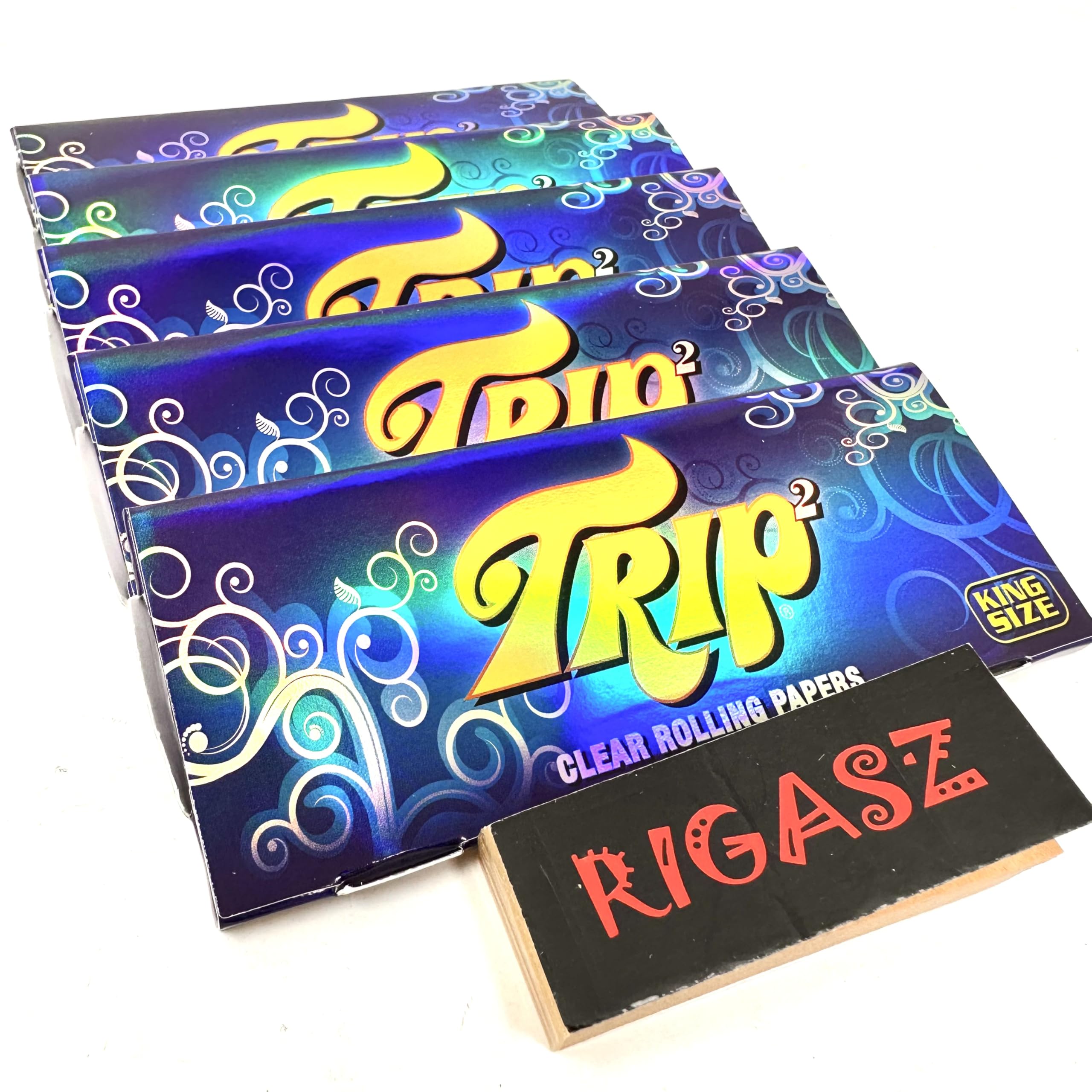Trip2 Transparent Clear King Size Papers (5 Packs)