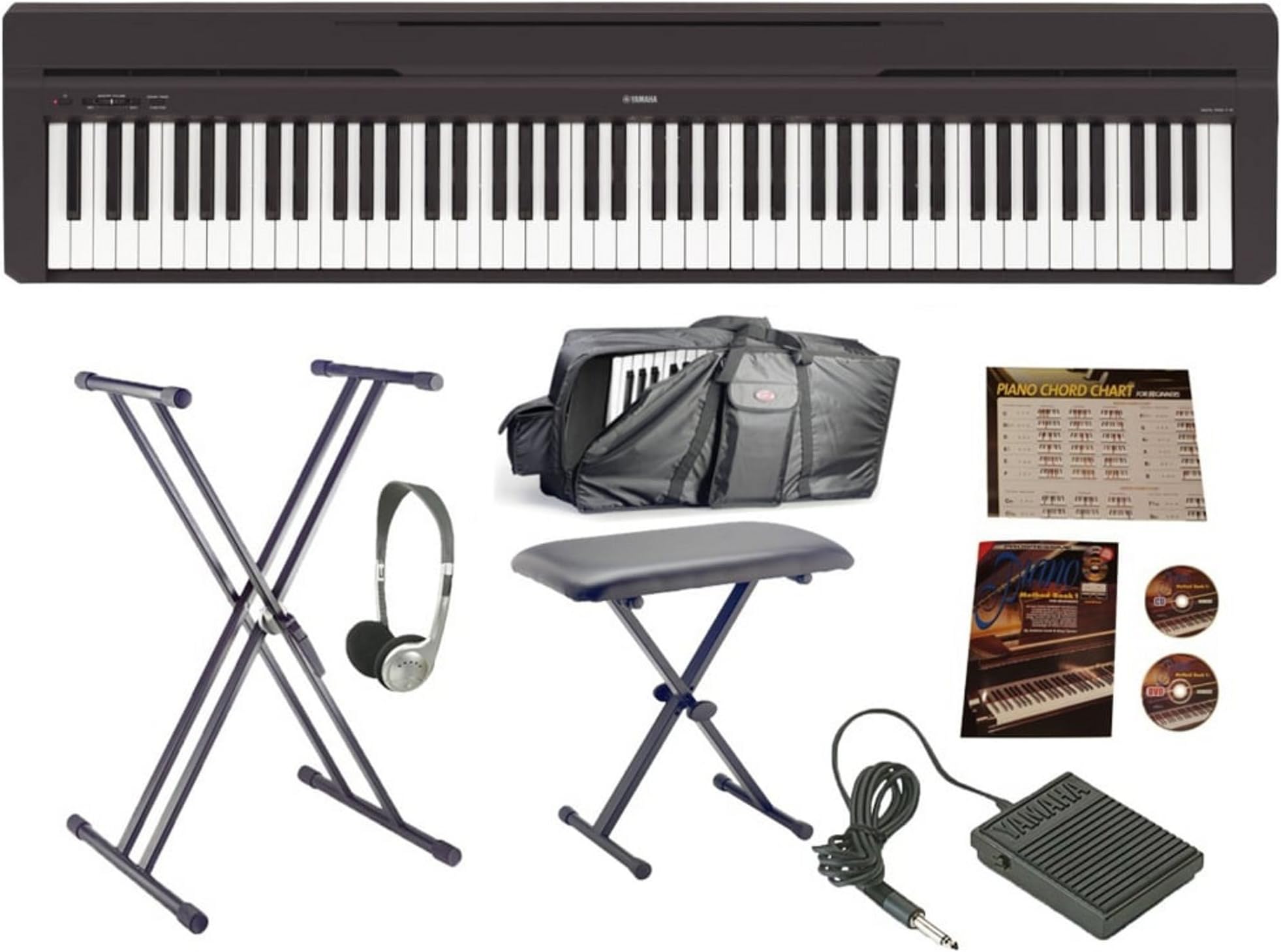 Yamaha P-45B Digital Piano | Bundle | Carry Case