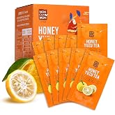 [Nokchawon] Honey Citron Tea Sachets (Yuzu) - Liquid Fruit Concentrate for Soothing Hot Tea and Iced Ade - High Vitamin C Korean Citrus Tea for Spring Refreshment - 10 Count, 19.4 oz