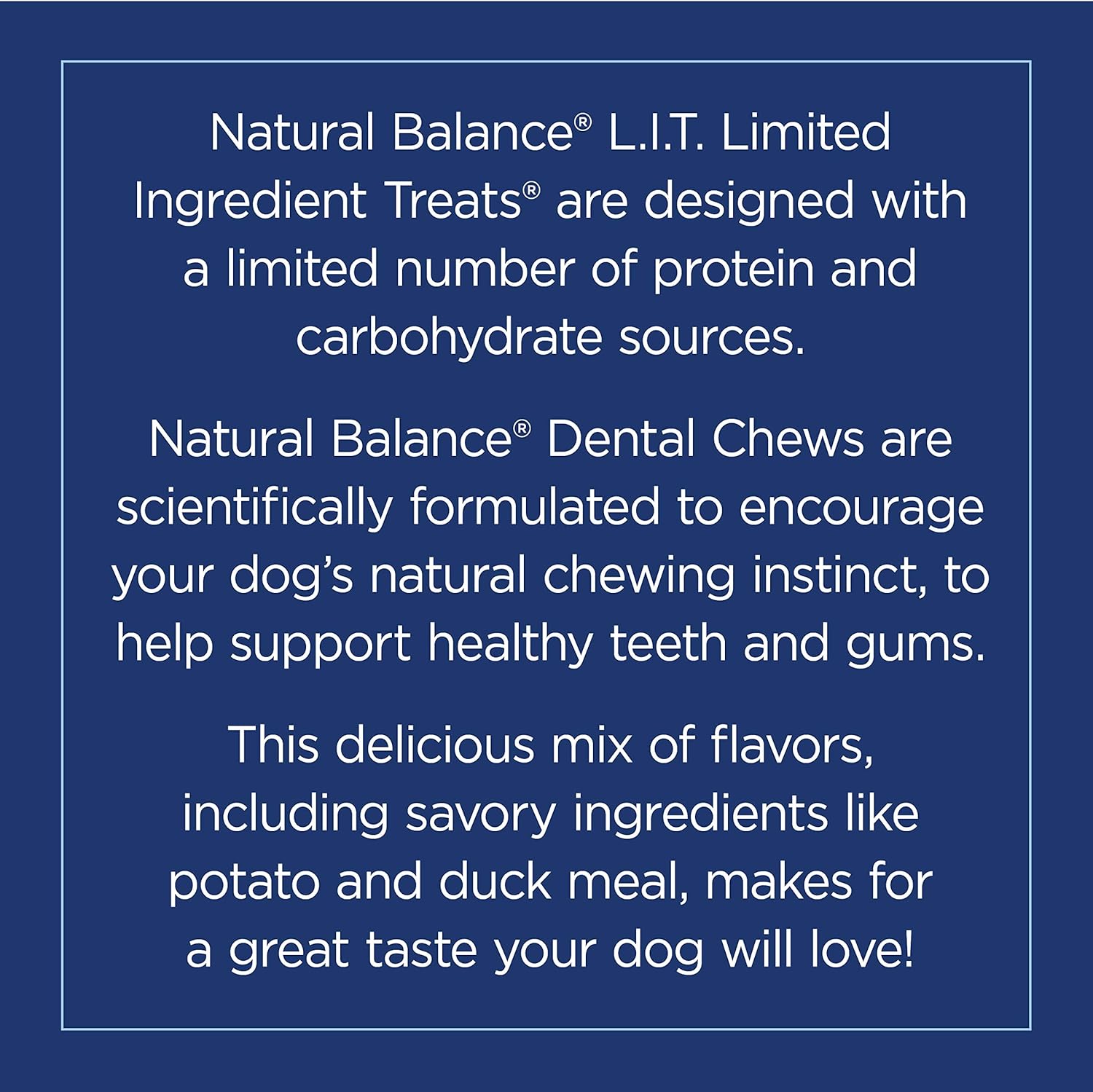 natural balance dental chews mini
