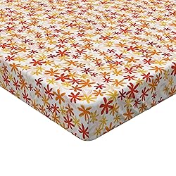 Ambesonne Autumn Fitted Sheet, Little Blossoms in