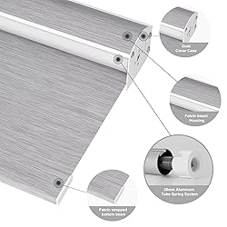 Boolegon Blackout Roller Shades for